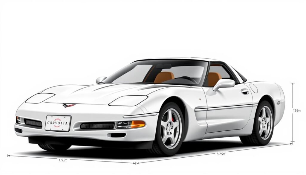 Chevrolet Corvette C5 Specifications and Key Dimensions
