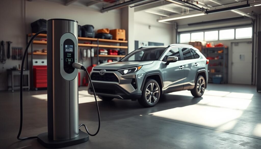 Electric range, charging, and Toyota RAV4 Prime charger
