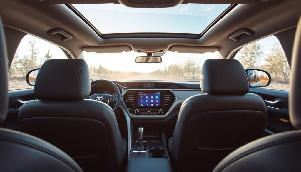 Interior Space, Comfort, and Technology of Toyota hybrid Highlander