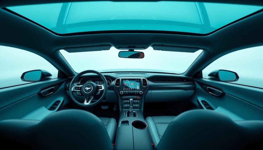 Interior, Tech, and Driving Experience ford mustang ev interior