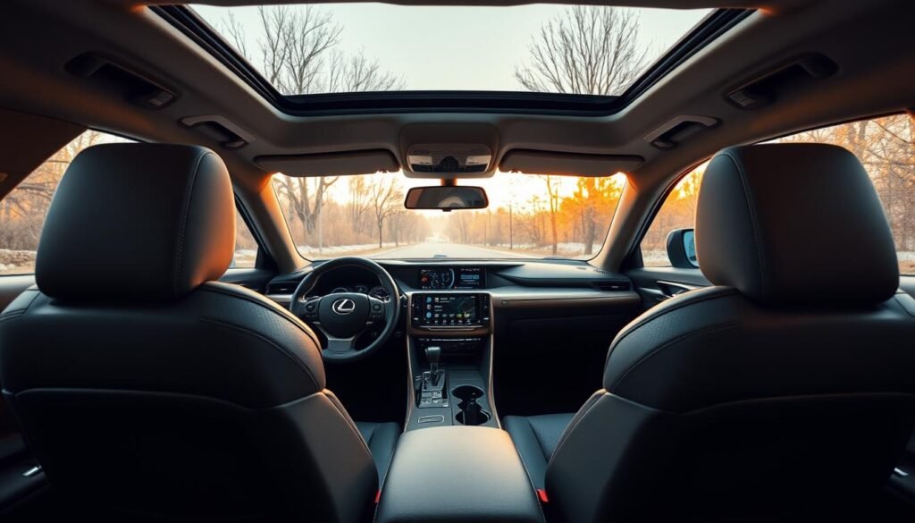 Lexus IS interior comfort and technology features