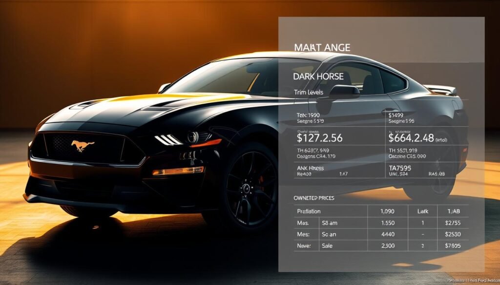 Pricing, Trims, and Ownership Costs for Ford Mustang Dark Horse