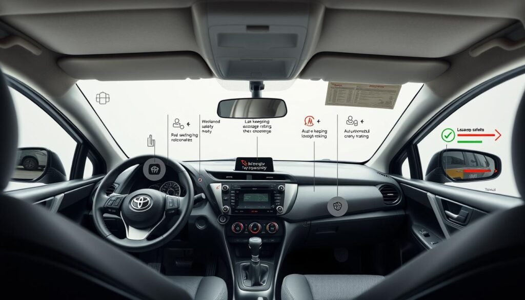 Safety Equipment and Ratings for Toyota Yaris Sedan safety