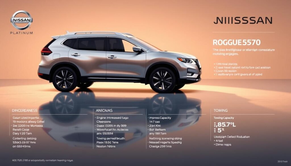 Nissan Rogue Platinum specs and towing capacity Nissan Rogue Platinum specs and towing capacity